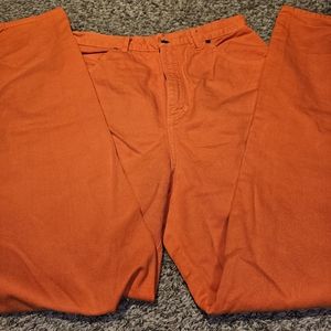 Super High Rise Vintage Jeans Orange Straight-taper Baggy Leg